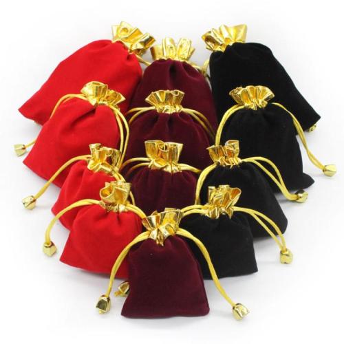 Jewelry Pouches Bags, Velveteen, more colors for choice, Sold By PC