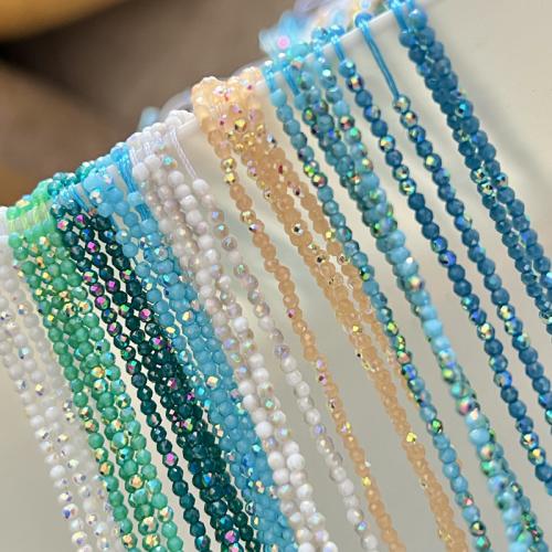 Bicone Crystal Beads, DIY, more colors for choice, 2x2mm, 10Strands/Lot, Sold By Lot
