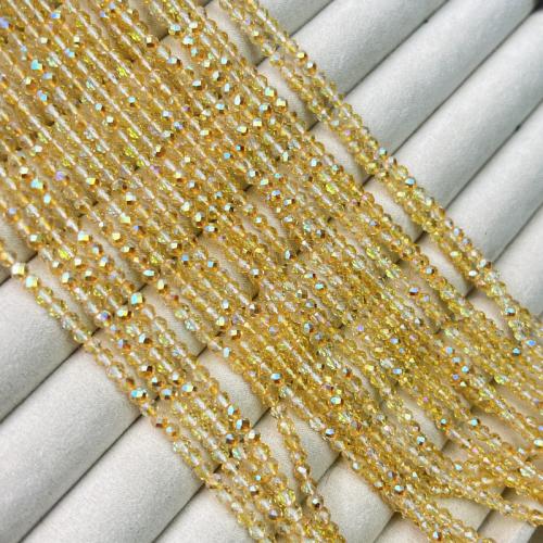 Bicone Crystal Beads, DIY, more colors for choice, 4mm, Length:37 cm, 10Strands/Lot, Sold By Lot