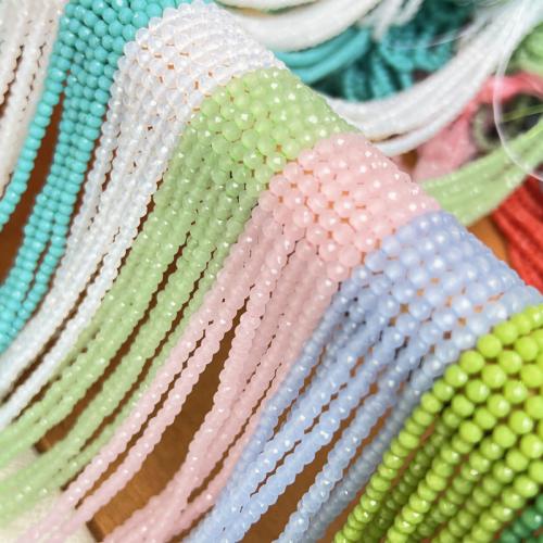 Bicone Crystal Beads, DIY, more colors for choice, 3mm, Length:37 cm, 10Strands/Lot, Sold By Lot