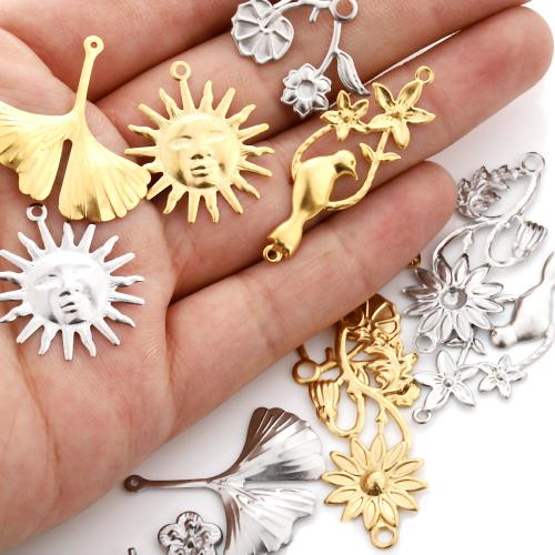Stainless Steel Pendants, 304 Stainless Steel, gold color plated, DIY, more colors for choice, 10PCs/Bag, Sold By Bag