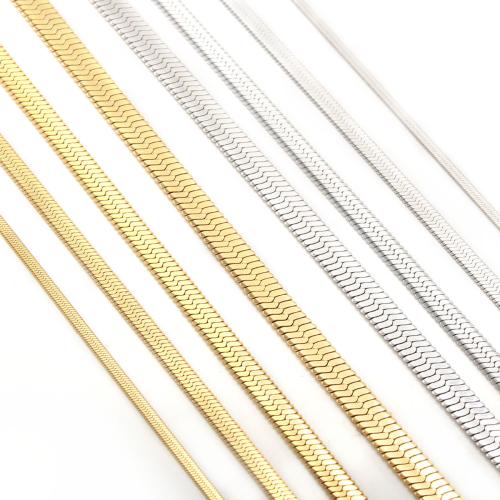 304 Stainless Steel Necklace, plated, Unisex & different size for choice, more colors for choice, Sold By PC
