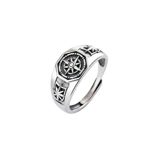 Tibetan Style Cuff Finger Ring, plated, Unisex & adjustable, more colors for choice, US Ring Size:6-10, Sold By PC