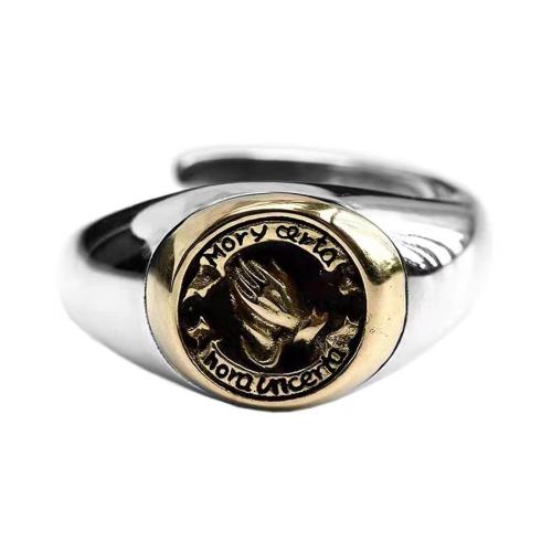 Tibetan Style Cuff Finger Ring, plated, Unisex & adjustable, US Ring Size:6-10, Sold By PC