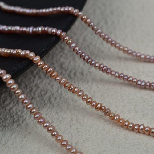 Natural Freshwater Pearl Loose Beads, Baroque, DIY, more colors for choice, 2x3mm, Sold By Strand