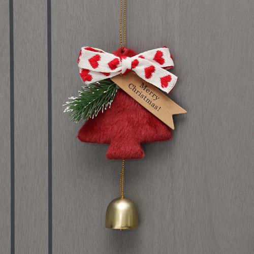 Cloth Christmas Hanging Ornaments, Christmas Design, 140x230mm, 10PCs/Lot, Sold By Lot
