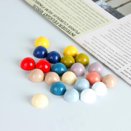 Mode Cabochons en résine, dôme, DIY, Couleur aléatoire, 14mm, Vendu par PC