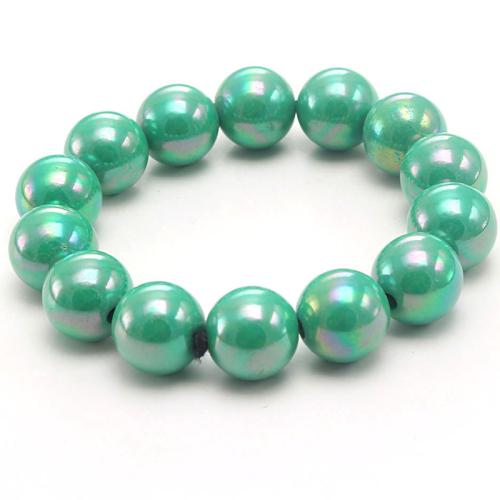 Acrylic Bracelet, Round, Girl & fashion jewelry, more colors for choice, Length:Approx 7 Inch, Sold By PC