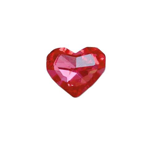 3D Nail Art Decoration, Crystal, Heart, DIY & faceted, more colors for choice, 8.40x10mm, Sold By PC