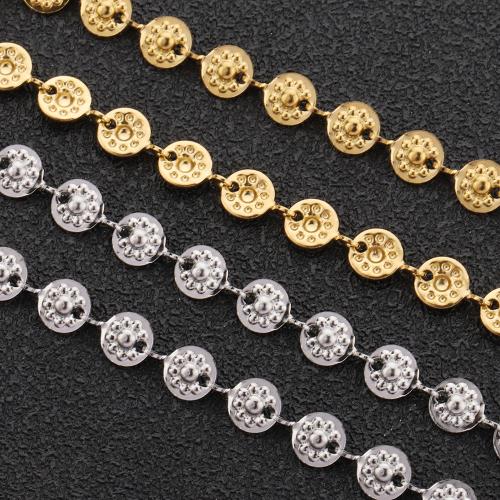 Stainless Steel Jewelry Chain, 304 Stainless Steel, gold color plated, DIY, more colors for choice, 5m/Bag, Sold By Bag