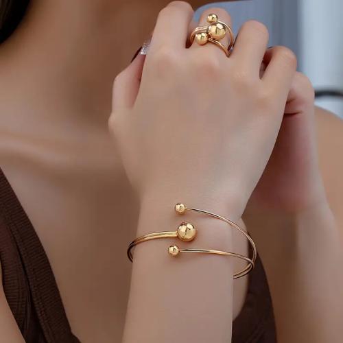 Conjuntos de joyería de aleación de zinc, chapado en color dorado, más colores para la opción, Vendido por Set