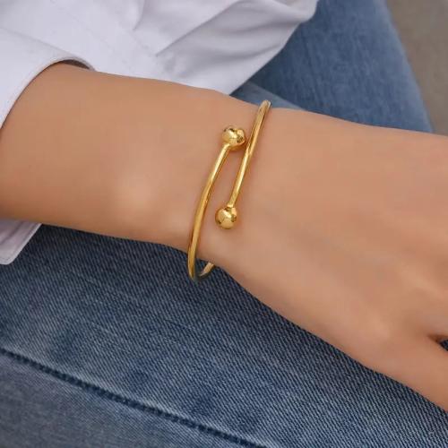 Tibetan Style Bangle, gold color plated, Adjustable & fashion jewelry, more colors for choice, Sold By PC