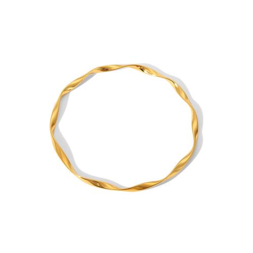 Stainless Steel Bangle, 304 Stainless Steel, Vacuum Ion Plating, fashion jewelry & for woman, more colors for choice, Sold By PC