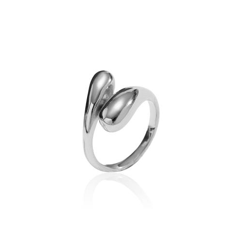 Stainless Steel Finger Ring, 304 Stainless Steel, plated, fashion jewelry & for woman, more colors for choice, Sold By PC