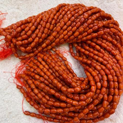 Natural Coral Beads, DIY & different size for choice, orange, Sold Per Approx 40 cm Strand