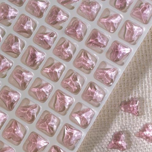 3D Nail Art Decoration, Crystal, DIY & different styles for choice & faceted, Lt Rose, Sold By PC