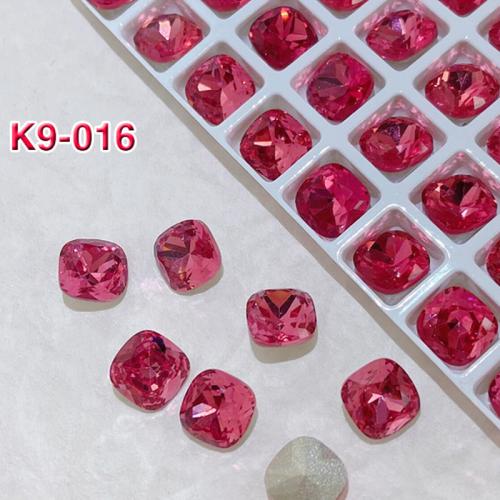 3D Nail Art Decoration, Crystal, DIY & different styles for choice & faceted, bright red, Sold By PC