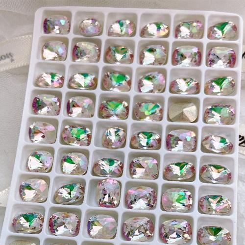 3D Nail Art Decoration, Crystal, DIY & different styles for choice & faceted, Crystal Green, Sold By PC