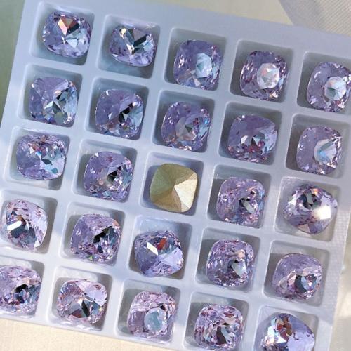 3D Nail Art Dekoration, Kristall, DIY & verschiedene Stile für Wahl & facettierte, Provence Lavendel, verkauft von PC