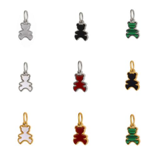 Stainless Steel Pendants, 304 Stainless Steel, gold color plated, DIY & enamel, more colors for choice, Sold By PC