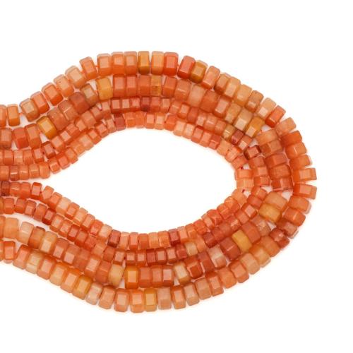 Red Aventurine Beads, DIY, mixed colors, 3x6mm, Sold Per Approx 38 cm Strand