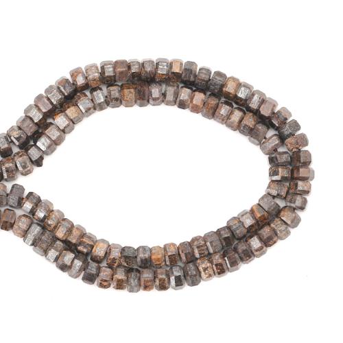Bronzite Stone Beads, DIY, mixed colors, 3x6mm, Sold Per Approx 38 cm Strand