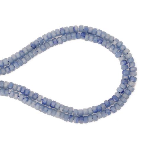 aventurine bleue goutte, DIY, couleurs mélangées, 3x6mm, Vendu par Environ 38 cm brin