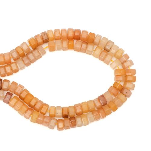 aventurine jaune goutte, DIY, couleurs mélangées, 3x6mm, Vendu par Environ 38 cm brin