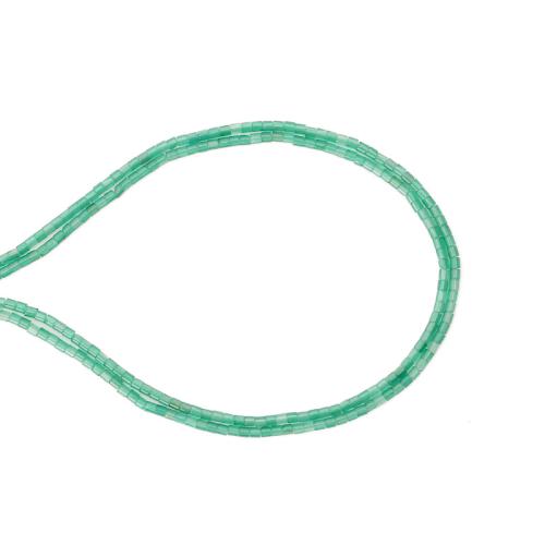 Natural Green Agate Beads, DIY, green, 2x2mm, Sold Per Approx 38 cm Strand