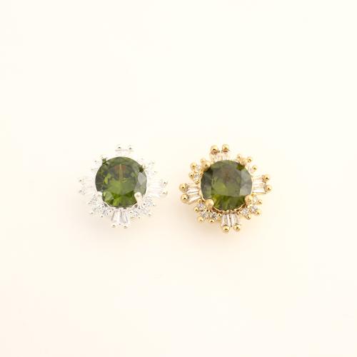 Zirkonia Micro Pave Messing Europa Bead, DIY & Micro pave Zirkonia, keine, 14x13.50x8mm, verkauft von PC