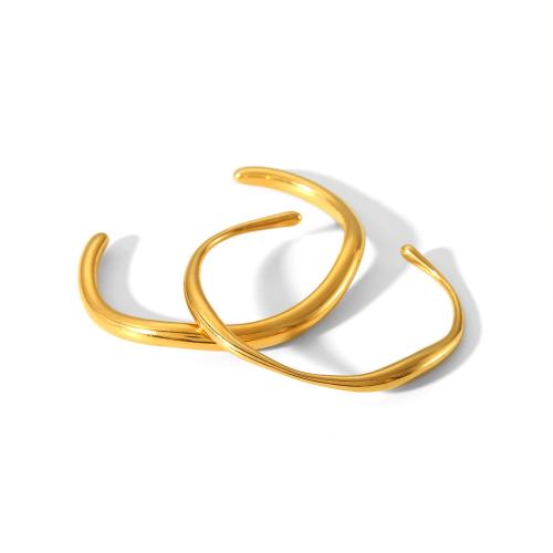 304 Stainless Steel Cuff Bangle, plated, fashion jewelry & different styles for choice & for woman, more colors for choice, Sold By PC