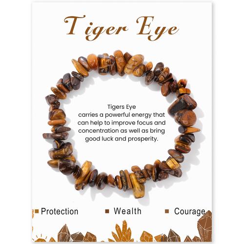 Gemstone Bracelet, irregular, handmade, different materials for choice & Unisex, Length:Approx 7.5 Inch, Sold By PC