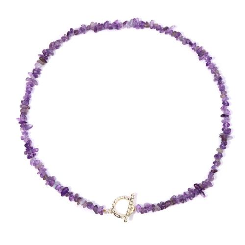Gemstone Necklace, with Tibetan Style, handmade, different materials for choice & Unisex, Length:Approx 17.7 Inch, Sold By PC