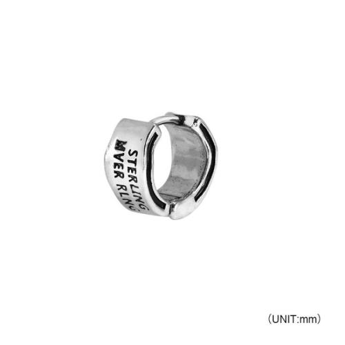 304 Edelstahl Huggie Ohrreifen, Vintage & unisex, originale Farbe, 9mm, verkauft von PC