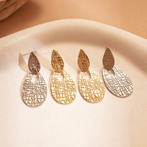 Pendientes de Gota en Latón, metal, chapado en color dorado, Joyería, más colores para la opción, Vendido por Par