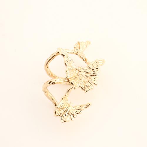 Brass Finger Ring, fashion jewelry & for woman, more colors for choice, 44x24x16mm, Sold By PC