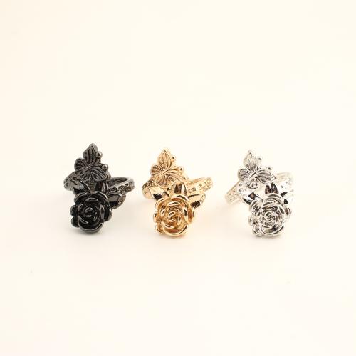 Brass Finger Ring, fashion jewelry & for woman, more colors for choice, 14x11x11mm, Sold By PC