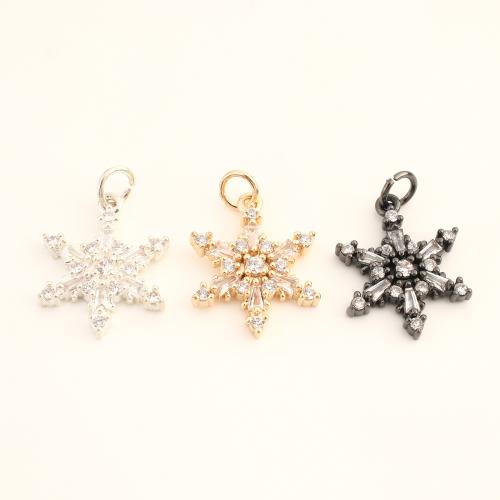 Cubic Zirconia Micro Pave Brass Pendant, Hexagram, DIY & micro pave cubic zirconia, more colors for choice, 21x16x2.50mm, Sold By PC