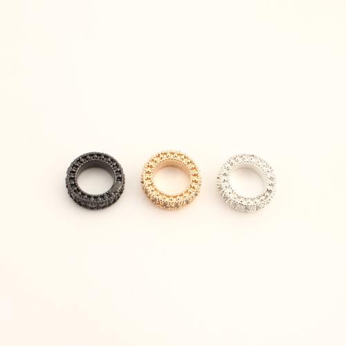 Befestigte Zirkonia Perlen, Messing, DIY & Micro pave Zirkonia, keine, 3x10x10mm, verkauft von PC