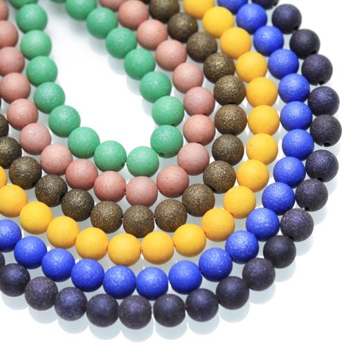 Abalorios de Cristal con forma Toroidal, barnizado, Bricolaje, más colores para la opción, 8mm, Vendido para aproximado 38 cm Sarta