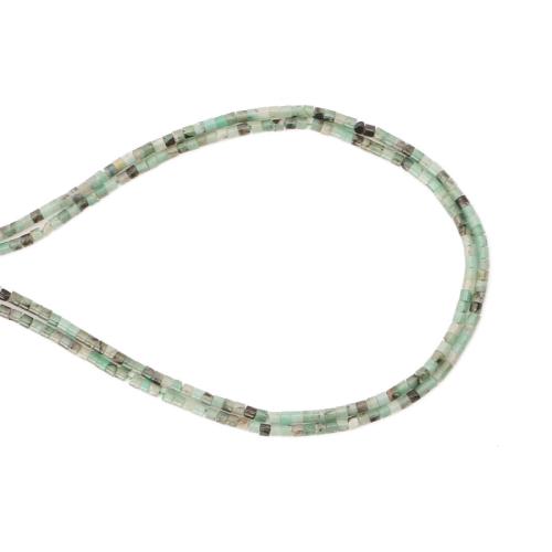 Gemstone Jewelry Beads, Emerald, DIY, mixed colors, 2x2mm, Sold Per Approx 38 cm Strand