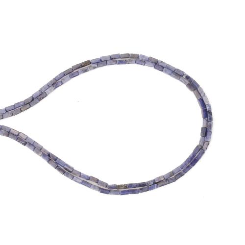 Бусины из содалита , содалит, DIY, разноцветный, 2x4mm, Продан через 38 см Strand
