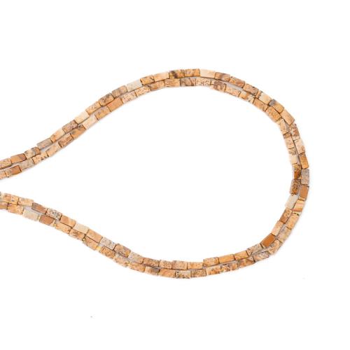 Picture Jasper Beads, DIY, mixed colors, 2x4mm, Sold Per Approx 38 cm Strand