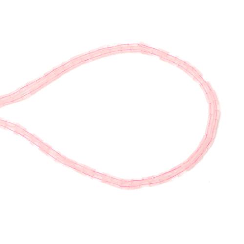 Natural Rose Quartz Beads, DIY, pink, 2x4mm, Sold Per 38 cm Strand