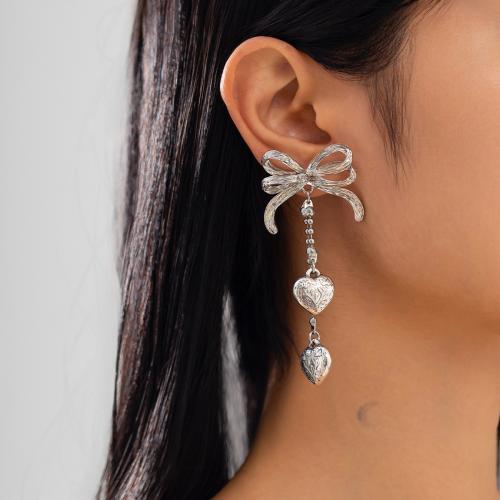 Tibetan Style Drop Earrings, gold color plated, fashion jewelry, more colors for choice, Sold By Pair