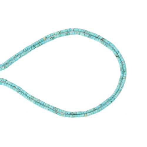 Turquoise Beads, Natural Turquoise, DIY, mixed colors, 2x2mm, Sold Per 38 cm Strand