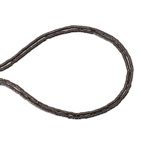Gemstone Jewelry Beads, Schorl, DIY, black, 2x2mm, Sold Per 38 cm Strand