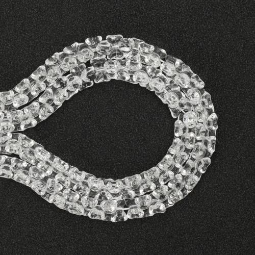 Crystal Beads, Bowknot, DIY, clear, 10x13mm, Sold Per 38 cm Strand