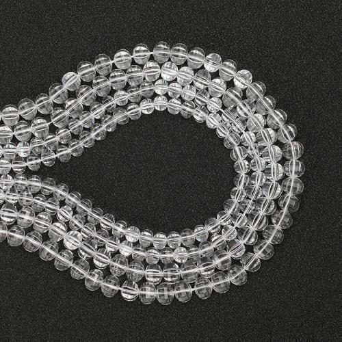 Kristall-Perlen, Kristall, DIY, klar, 4-10mm, verkauft per 38 cm Strang