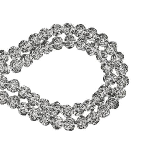 Kristall-Perlen, Kristall, Rose, DIY, klar, 13mm, verkauft per 38 cm Strang
